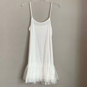 Cream dress extension/slip